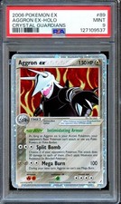 PSA 9 Aggron EX 89/100 Crystal Guardians Pokemon Card Holo MINT on eBay