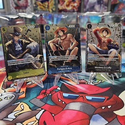 #ad #ad Ace Sabo Luffy Three Brothers Promo P 073 P 074 P 075 One Piece TCG Tin Pack $19.99
