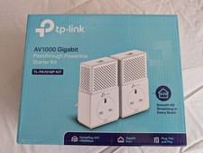 TP-LINK AV1000 Gigabit Passthrough Powerline Starter Kit 2 Adapters TL-PA7017P