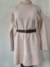 Everlane Woven 65% Wool Blend Turtle Neck Dress Sz M/L