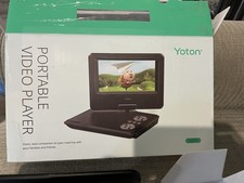 Yoton Portable DVD Player YD075 with Rotatable Swivel Screen Black