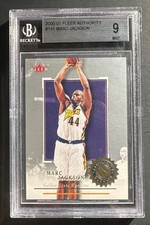 2000-01 Fleer Authority #141 Marc Jackson Golden State Warriors Beckett MINT 9