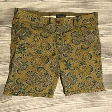 Scotch & Soda W33 Batik Floral Chino Shorts 'Savoir Faire Sophistiqué' RARE