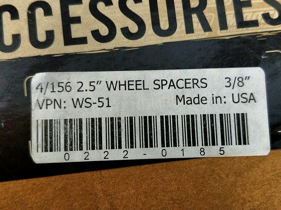 1996-2008 Polaris ATV Moose Racing Urethane 2.5" Wheel Spacers 4/156 0222-0185 N - Image 2 of 4