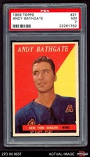 1958 Topps #21 Andy Bathgate Rangers-Hockey HOF PSA 7 - NM