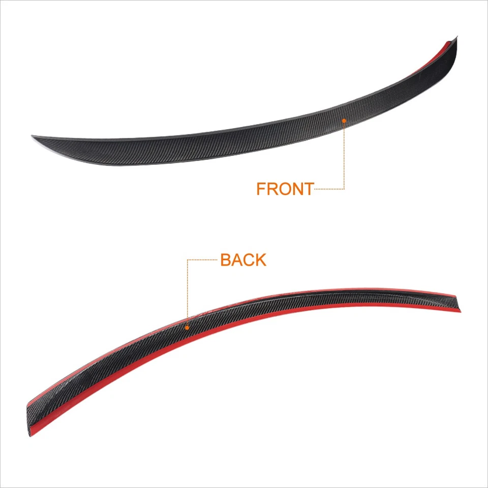 Spoiler traseiro tampa do porta-malas tipo AMG fibra de carbono classe GLE 16-19 Mercedes-Benz - Imagem 3 de 4