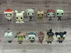 Disney Funko 2017 Nightmare Before Christmas Pocket Pop! Key Chain Complete Set!