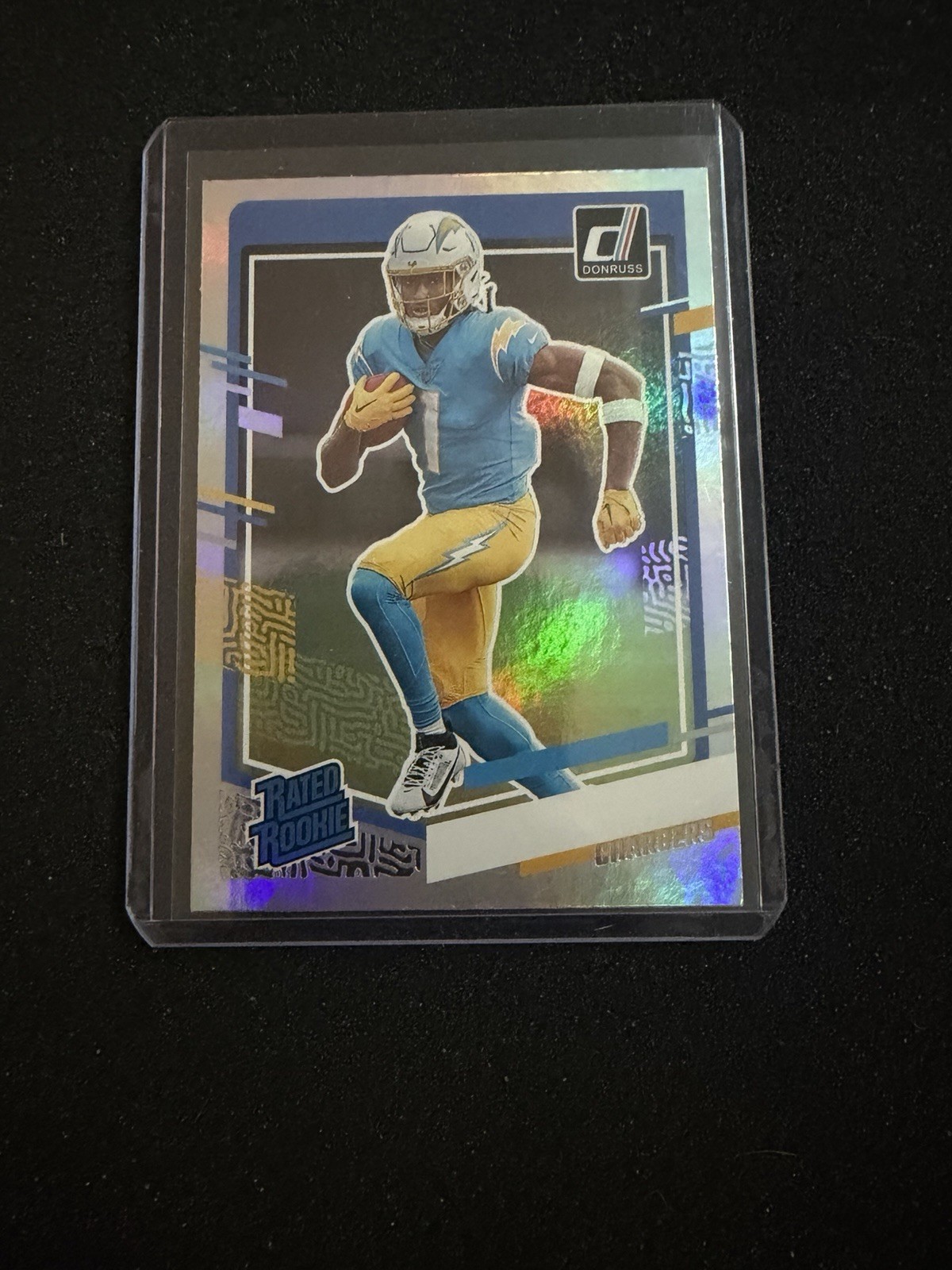 2023 Panini Donruss Quentin Johnston #353 Rated Rookie No Name RC SP