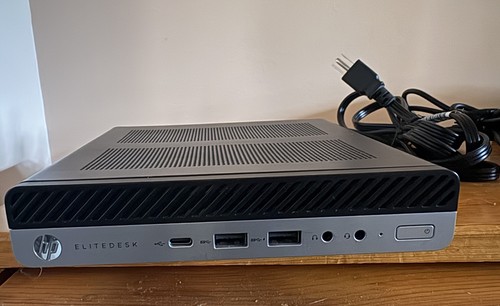 HP EliteDesk 800 G5 Mini Intel Core i5-9500T Linux Mint 16GB Mem 256GB