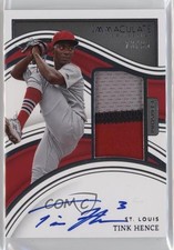 2023 Panini Immaculate Prospect Jersey Number 73/95 Tink Hence Patch Auto v1x