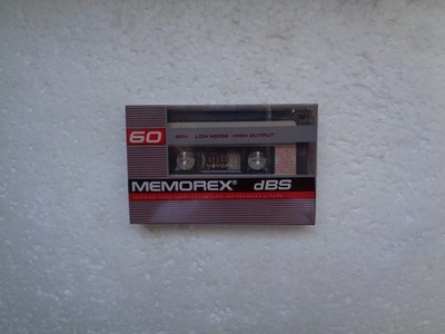 Vintage Audio Cassette MEMOREX dBS 60 * Rare From Korea 1987 *
