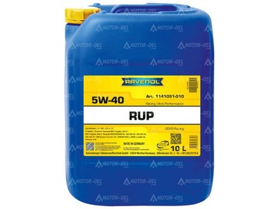 10 Liter RAVENOL RUP Racing Ultra Performance SAE 5W-40, BMW LL-04, MB 229.51