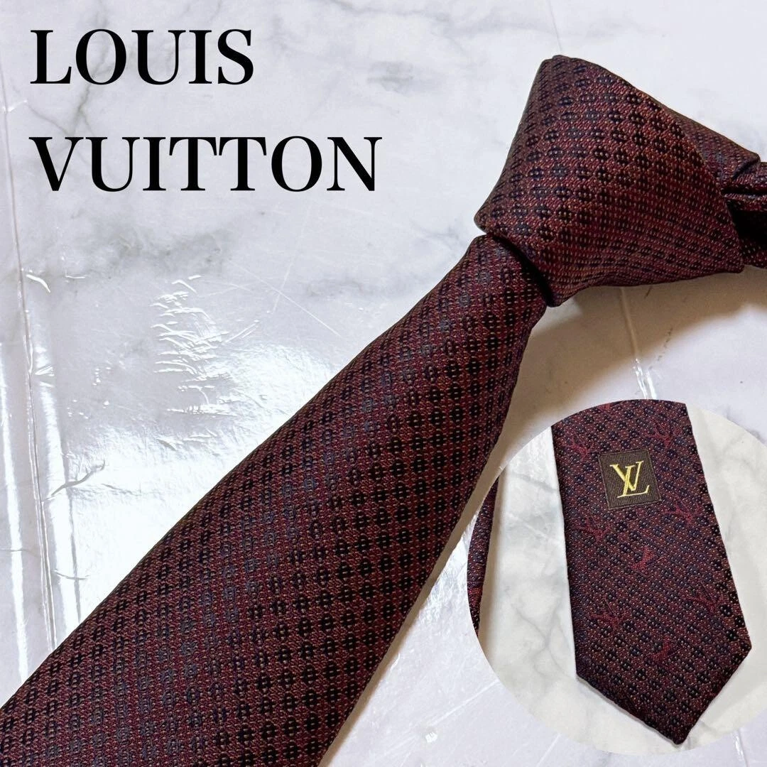 Louis Vuitton Red Tie Ties for Men for sale | eBay