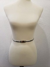 Vintage Silvertone Metal Stretch Belt. Easy To Put On.