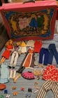Vintage 1968 The World of Barbie Double Doll Case with 2 Barbies & Accessories