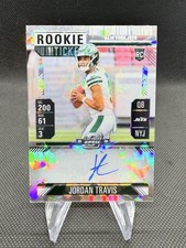 Jordan Travis 2024 Contenders Optic Rookie Ticket On Card Auto Cracked Ice /22!. rookie card picture