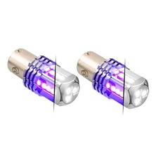 70768 1157 Dual Color 15 LED Tower Bulb, 12V Twin Pack White/Purple