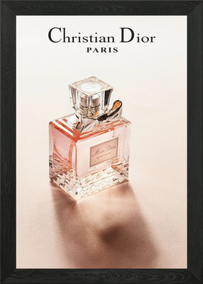 Christian Dior Parfum gerahmtes Wandbild Poster Leinwanddruck Bild