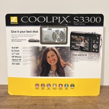 Nikon COOLPIX S2900 20.1 MP Wide 5x Zoom 2.7-inch Screen CCD Digital Camera