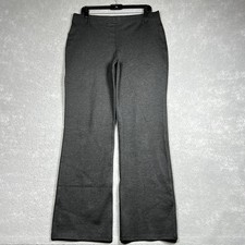 Quince Pants Womens Size Large Charcoal Gray Straight Leg Inseam 31 in