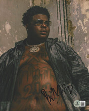 BIGXTHAPLUG TEXAS RAPPER SIGNED 8x10 PHOTO 4 SOUTHERN HIP HOP BECKETT BAS COA