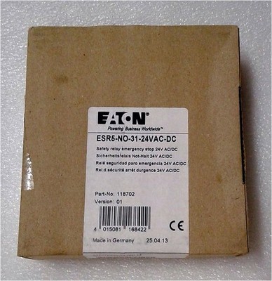 ESR5-NO-31-24VAC-DC 1PC New EATON MOELLER  Safety Relay