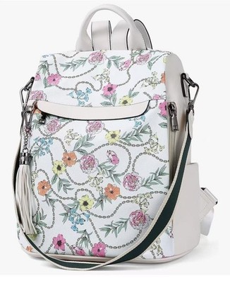 Telena Backpack Purse for Women, PU Leather Anti Theft Travel Purse Shoulder Bag