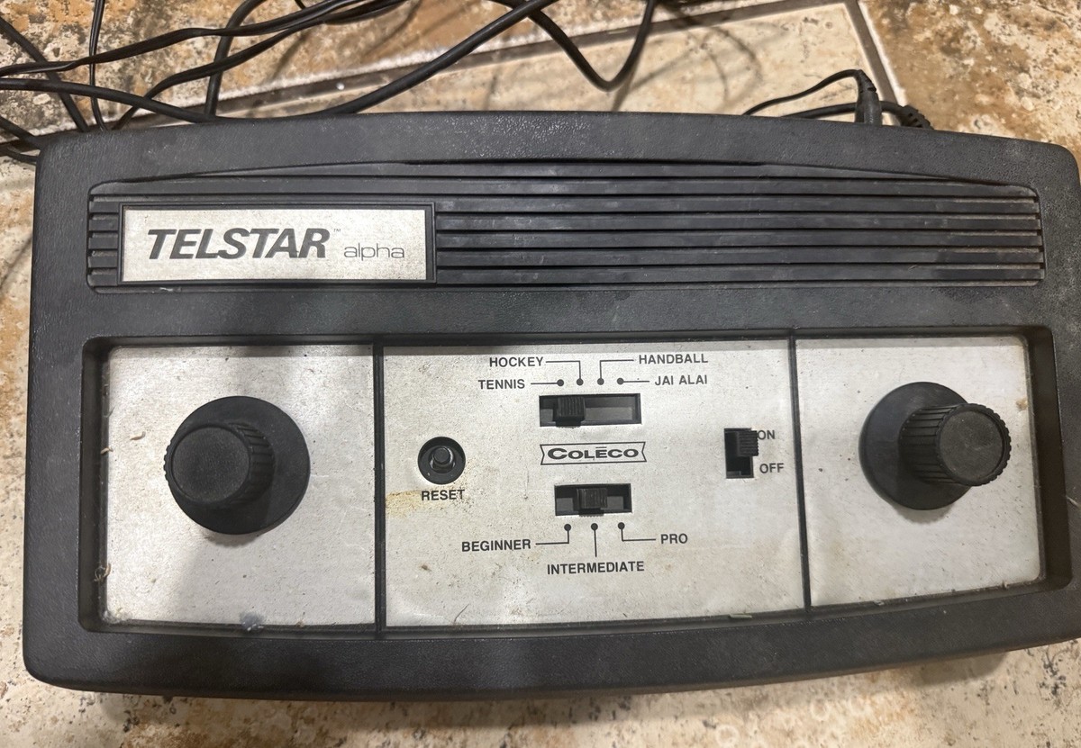 Telstar Alpha Colleco Pong Electronic Tabletop Arcade Game Console