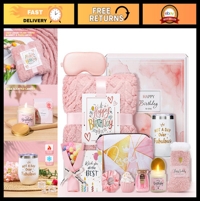 Unique Birthday Gifts Basket for Women - 13PCS Spa Gift Set for Mom, Sister, Bes