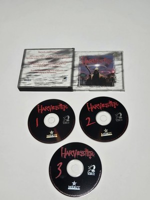 Harvester PC CD-ROM Game (1996) DigiFX Virgin Interactive   CIB 3 Disc Set EX