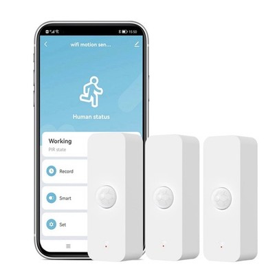 Smart PIR Motion Sensor WiFi Detector App Notification Tuya Smartlife Alexa
