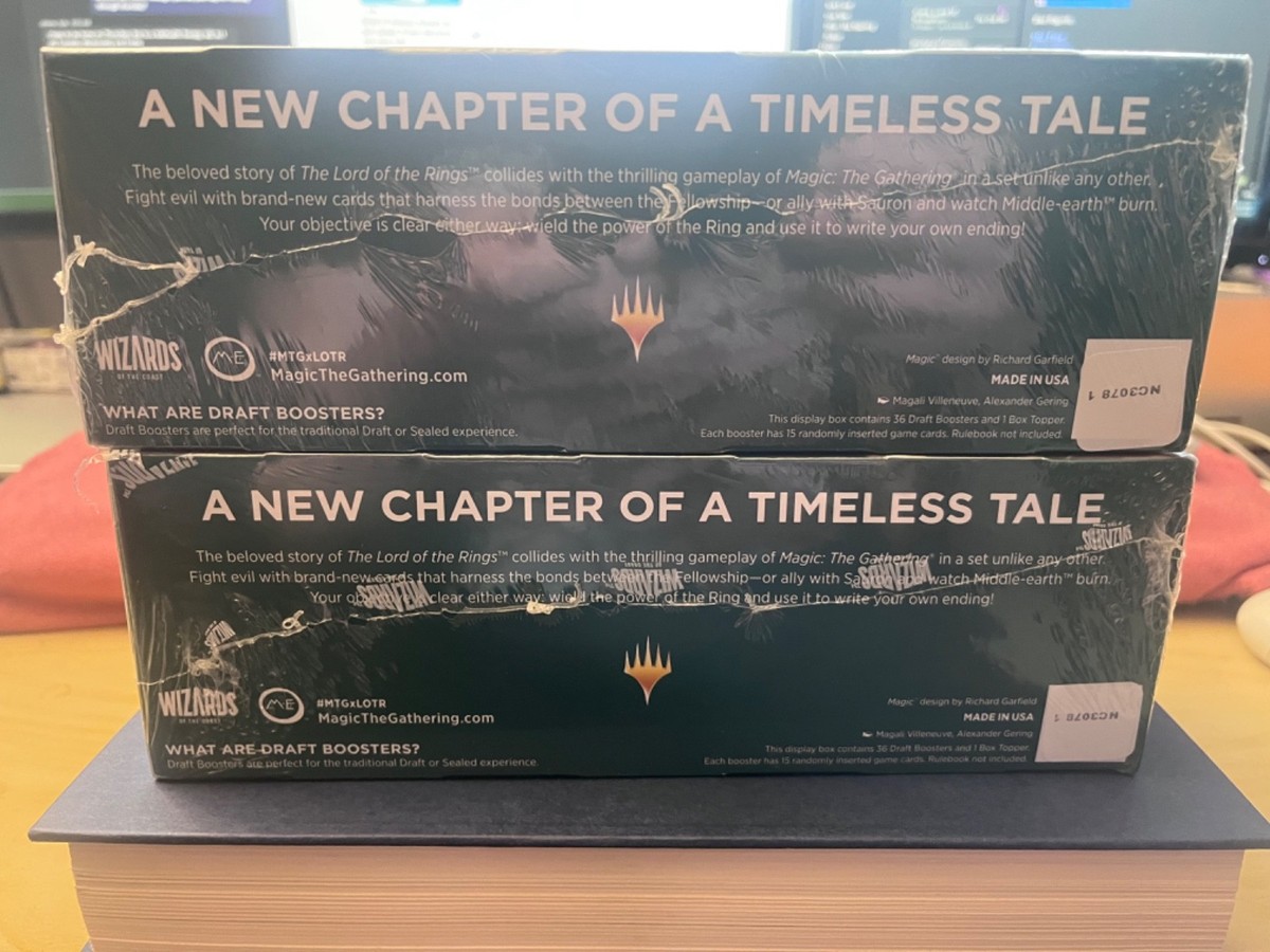 Magic: The Gathering The Lord of The Rings: Tales of Middle-Earth Draft Booster  Box 36 Packs and 1 Box Topper Card for sale online | eBay