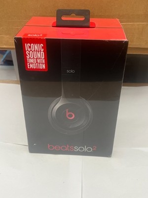 Beats by Dr. Dre Solo 2 Kopfhörer mit Kopfbügel kabelgebunden schwarz & rot B0518 - versiegelt
