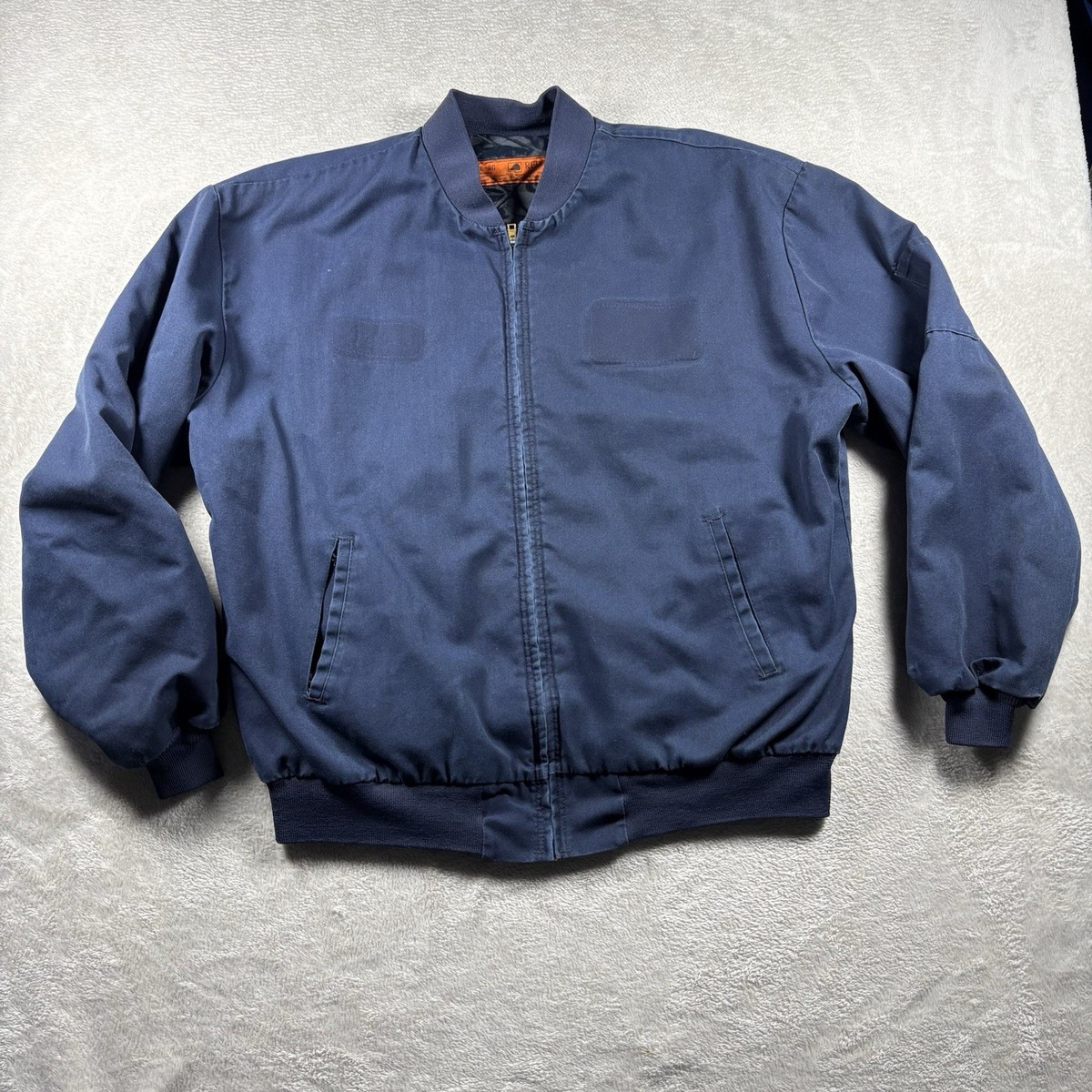 Red Kap Jacket Men's XL Navy Blue VW Mechanic Workwear | eBay
