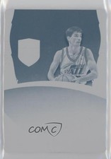 2014 Panini Eminence Gilded Graphs Printing Plate Cyan 1/1 John Stockton HOF z5i