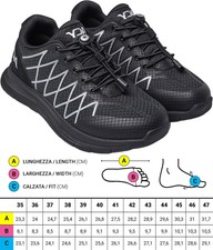 Scarpe ortopediche Sportive Optima Molliter YDA Spring System Nero Art. C1Y-YDAW