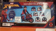 6V Spiderman Motorcycle, Battery Ride on Toy, for Kids, Ages 3 
