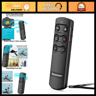 Wireless Camera Remote Shutter Release for Sony A7C A7III ZV-1 A6100 A6400 RX100