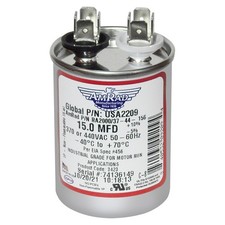 USA2209 15 uf/MFD 370-440 VAC volts Round Run Capacitor CBB65 50/60 Hz Lot-1
