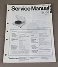 Technics Turntable SL-D3 Service Manual D-4471
