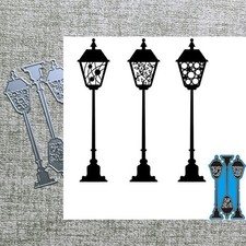 Streetlight Metal Cutting Dies Scrapbook Album Embossing Stencil Paper Template
