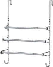 Over The Door Towel Rack, Over Door Towel Rack for Bathroom Door, Triple Towel S