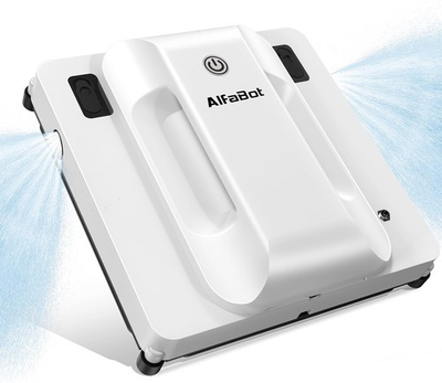 #ad Alfabot GLS400 Window Cleaning Robot with Dual Water Spray and Remote Control $54.00