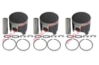 For YAMAHA GP1200R XLT1200 Piston Set (47-407 66V-11635-00+Ring)X3 OVERSIZE 0.25