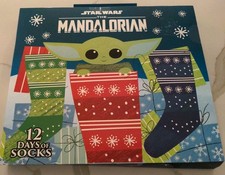 Star Wars Christmas Socks 12 Pairs Baby Yoda Mandalorian NWT