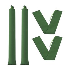 4Pcs 3' x 6" Long Canvas Sandbags Thickened Water barriers Sand Bag Green