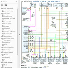 Chevy Trailblazer 2006 Color Wiring Diagrams Schematics L6 4.2l 4wd Pdf Chevy Trailblazer 2006 Color Wiring Diagrams Schematics L6 4.2l 4wd Pdf