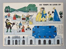 Planche à découper  : « Au Temps de Louis XV » / Editions du Pélican Blanc