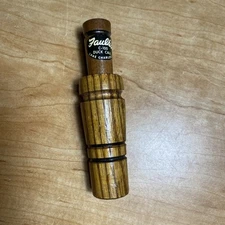 Faulk's Game Calls Champion Duck Call C-100, BROWN WOOD With stickers