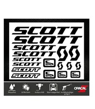 SCOTT Premium Aufkleber Set Schwarz   MTB Fah...